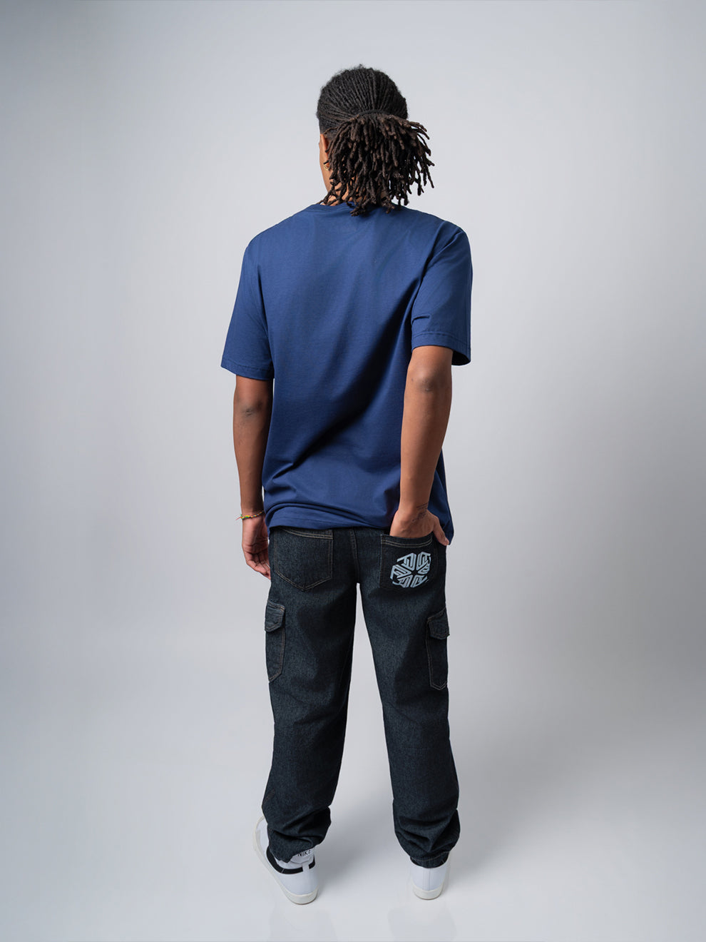 Calça Cargo Tag Jeans Preta