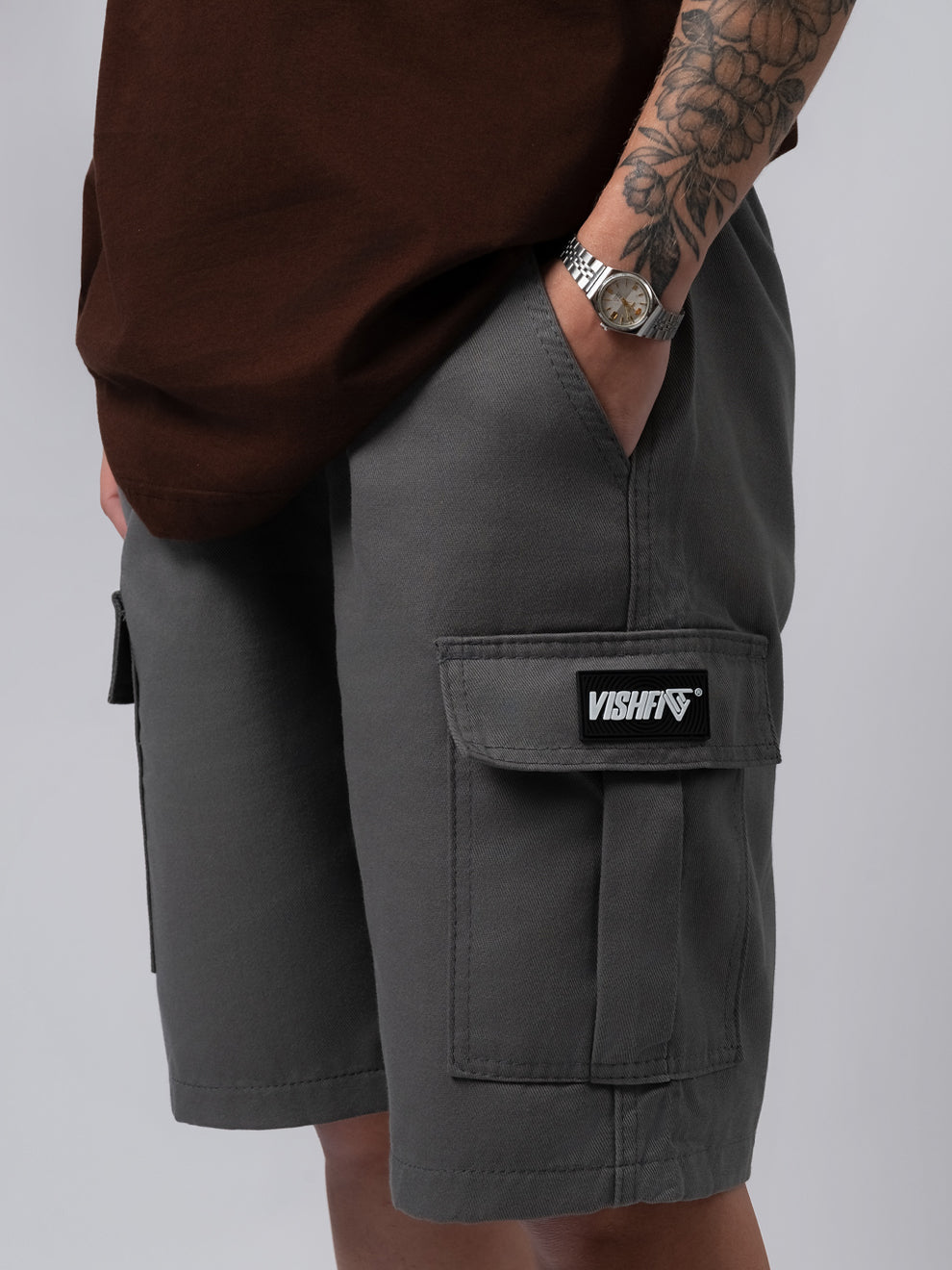 Bermuda Cargo Sarja Tag Cinza
