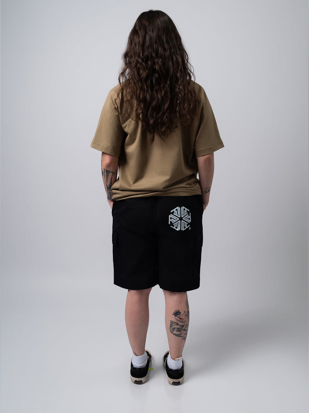 Bermuda Cargo Sarja Tag Preta