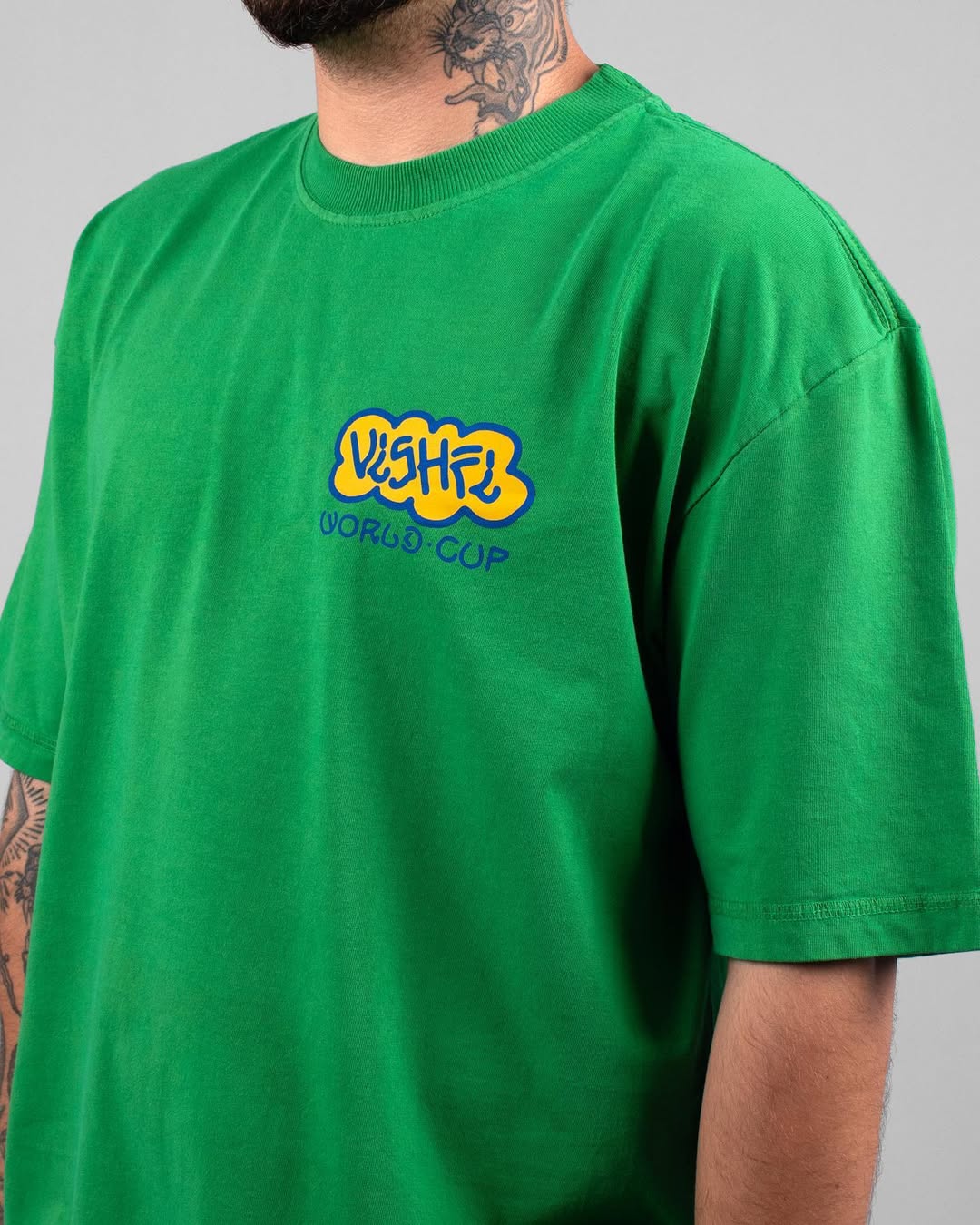 Camiseta Retratos Verde