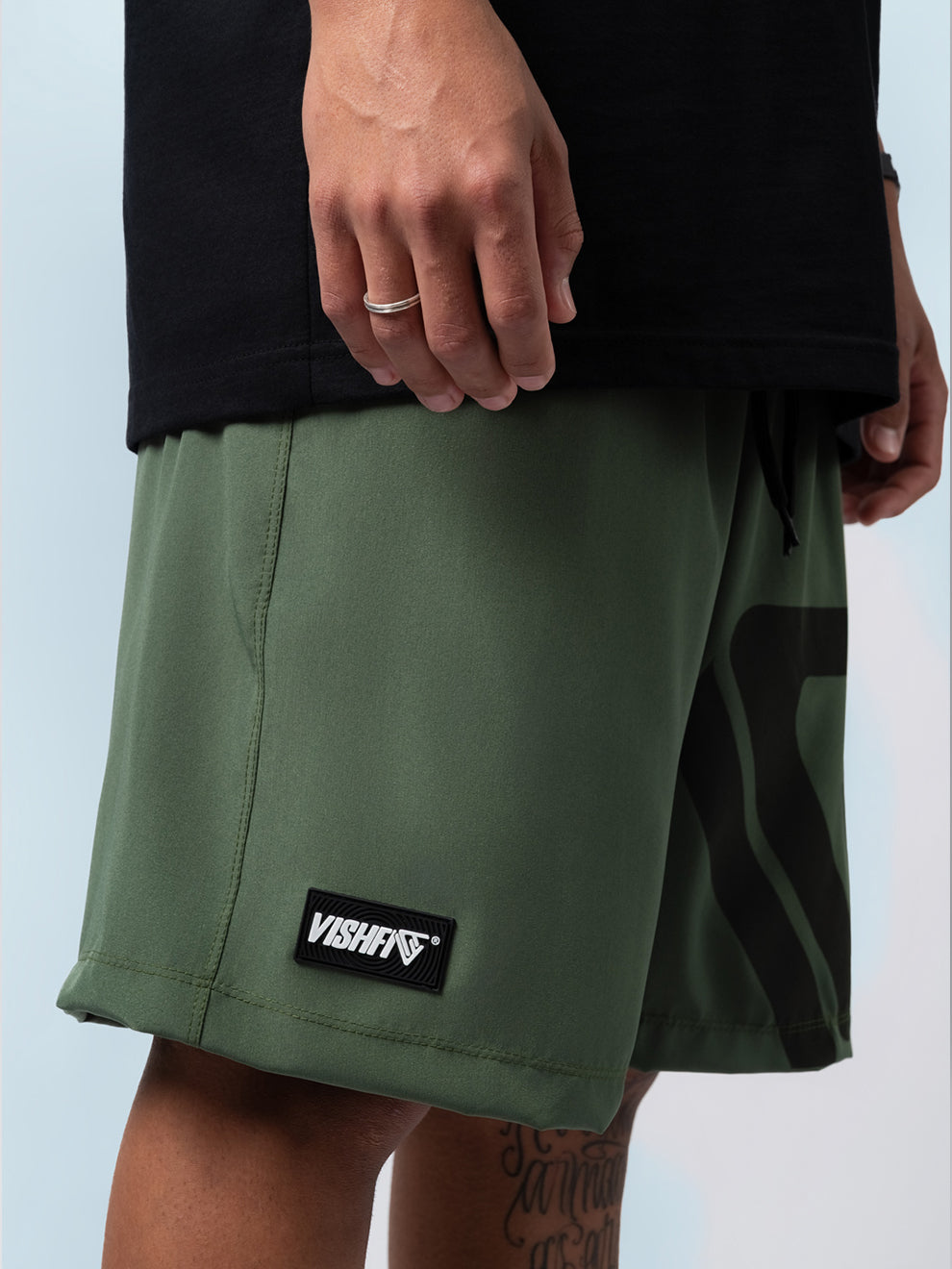 Bermuda Nylon Symbol Verde Militar