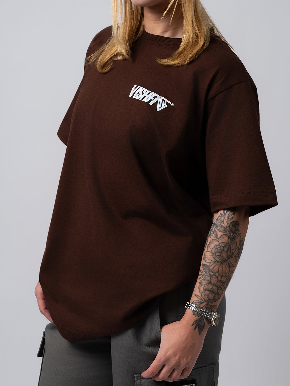 Camiseta Logo Marrom