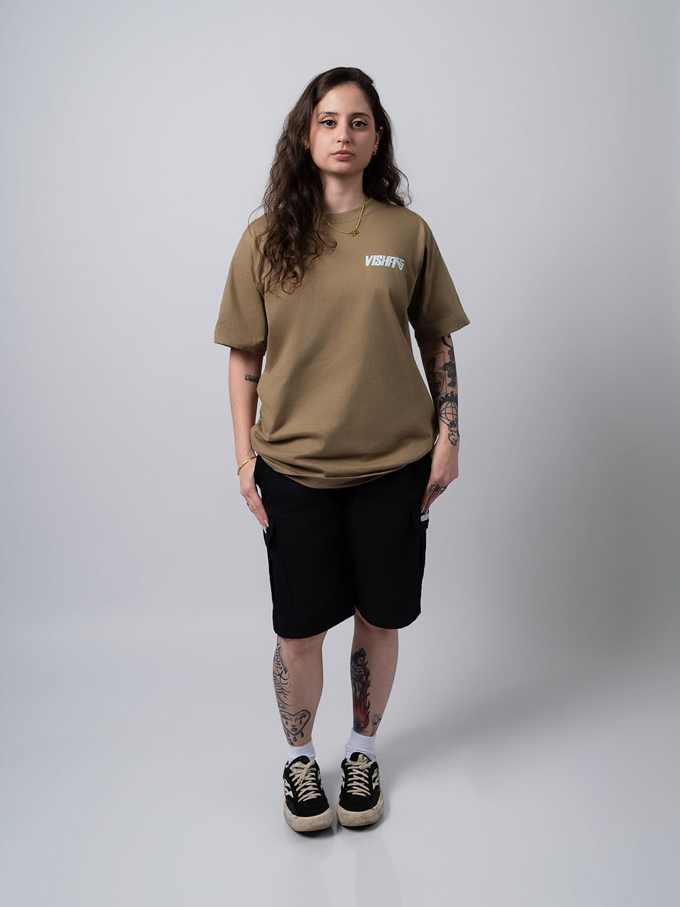 Camiseta Logo Caqui