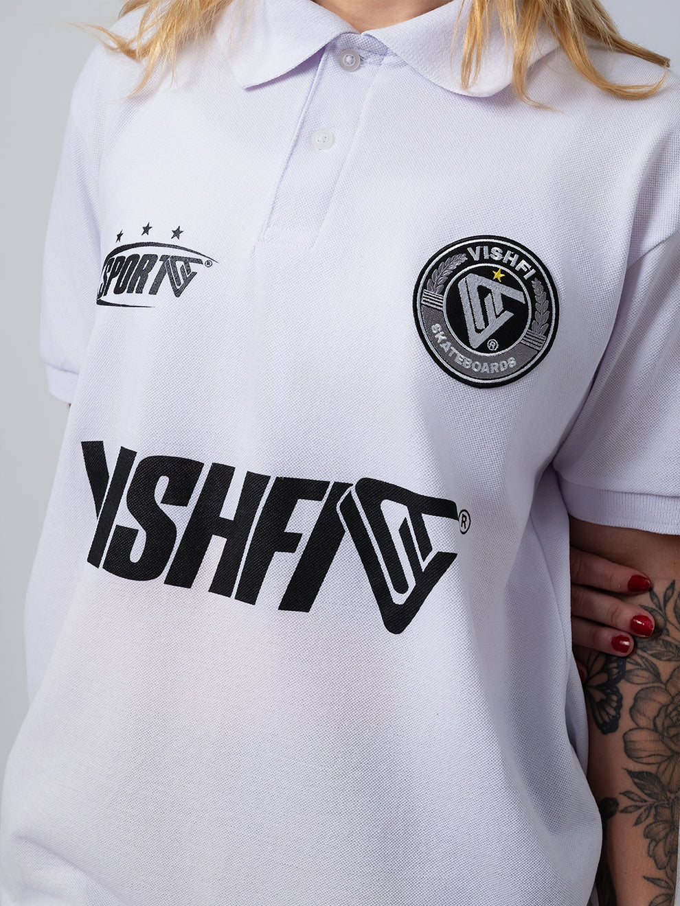 Camiseta Polo Clássica Branca