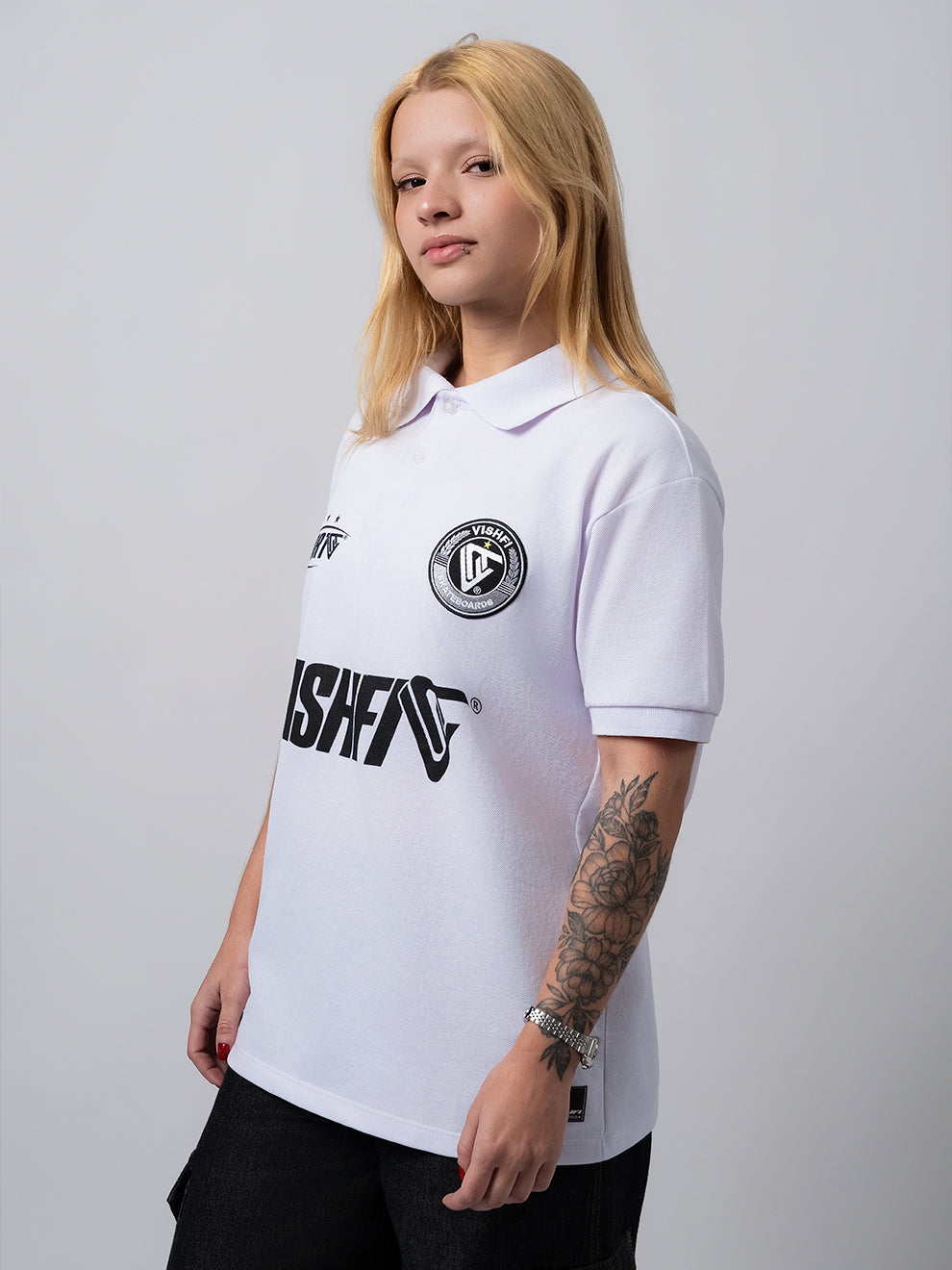 Camiseta Polo Clássica Branca