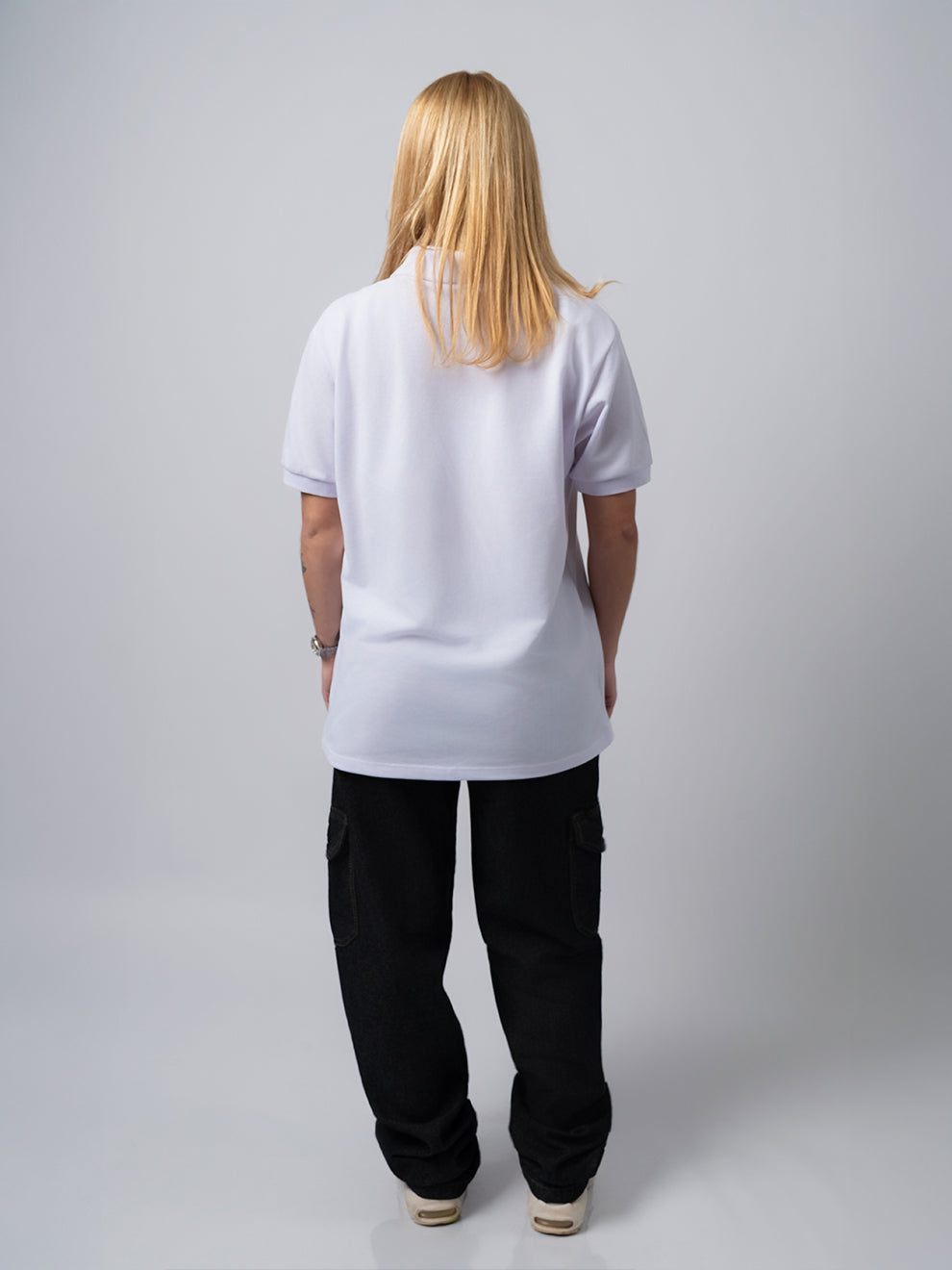 Camiseta Polo Clássica Branca
