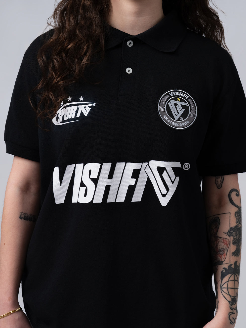 Camiseta Polo Clássica Preta