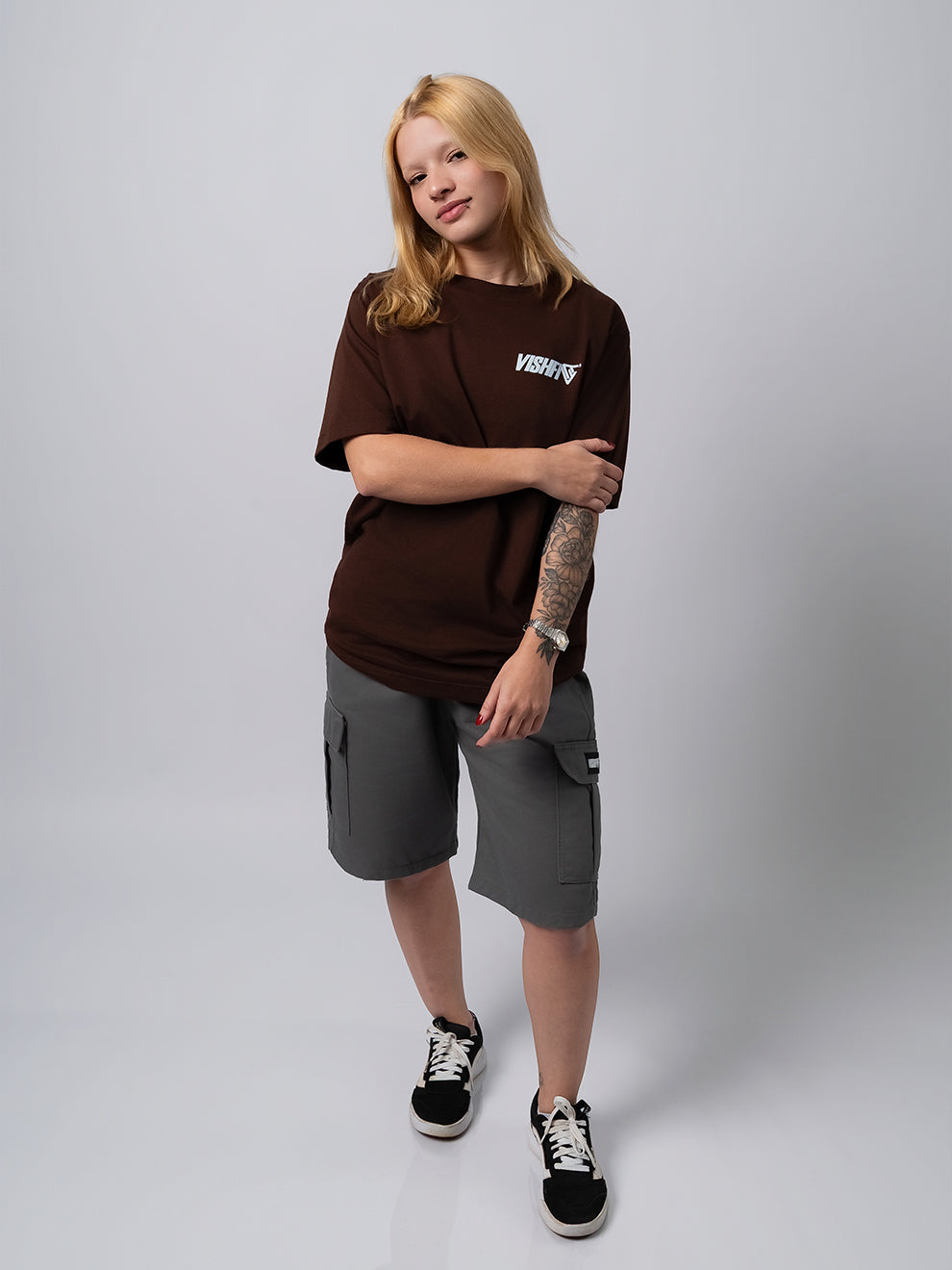 Camiseta Logo Marrom