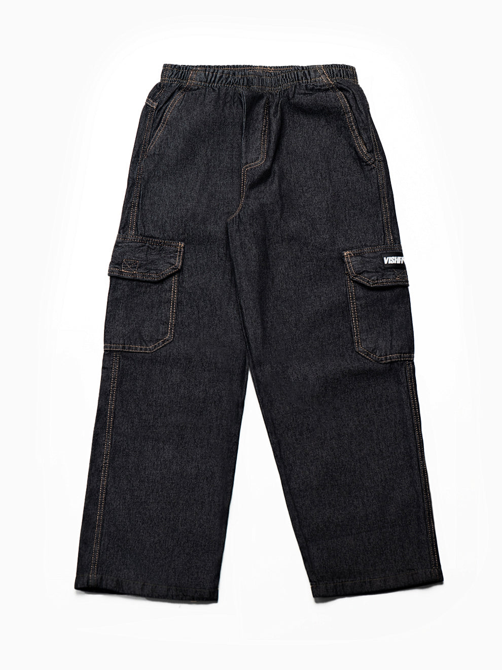 Calça Cargo Tag Jeans Preta