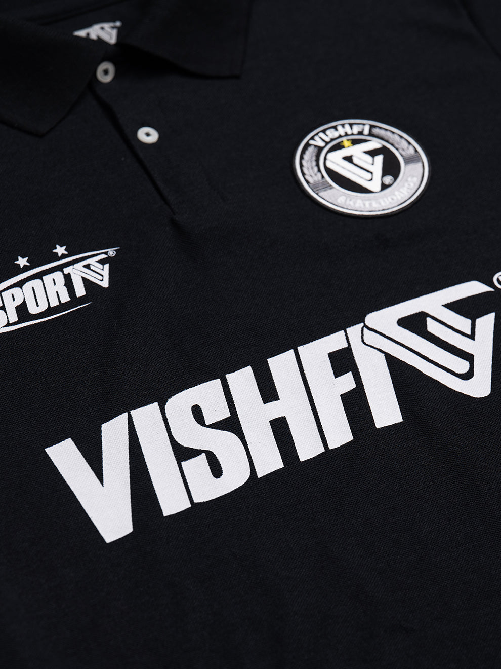Camiseta Polo Clássica Preta