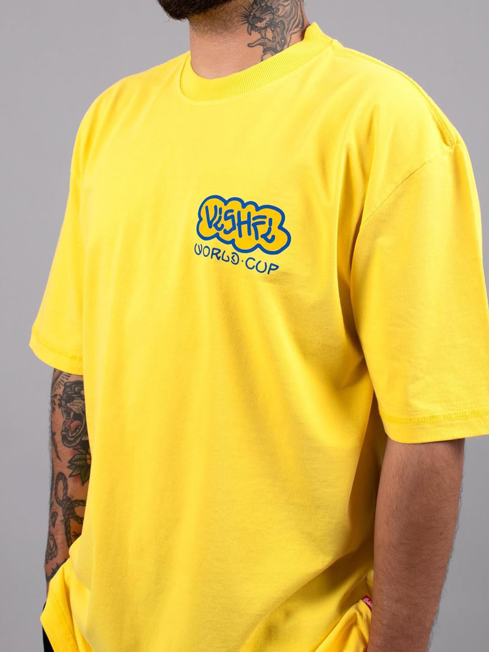 Camiseta Retratos Amarela