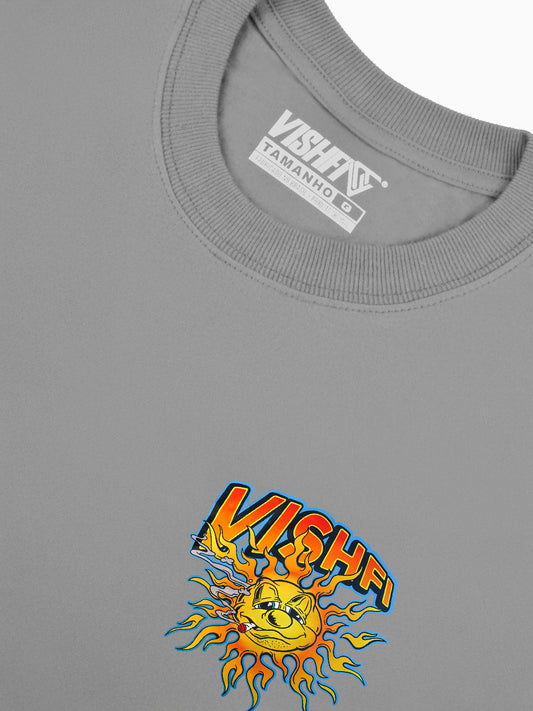 Camiseta Sol Cinza