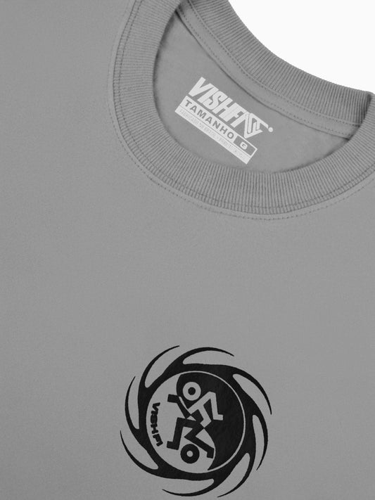 Camiseta Yin-Yang Cinza