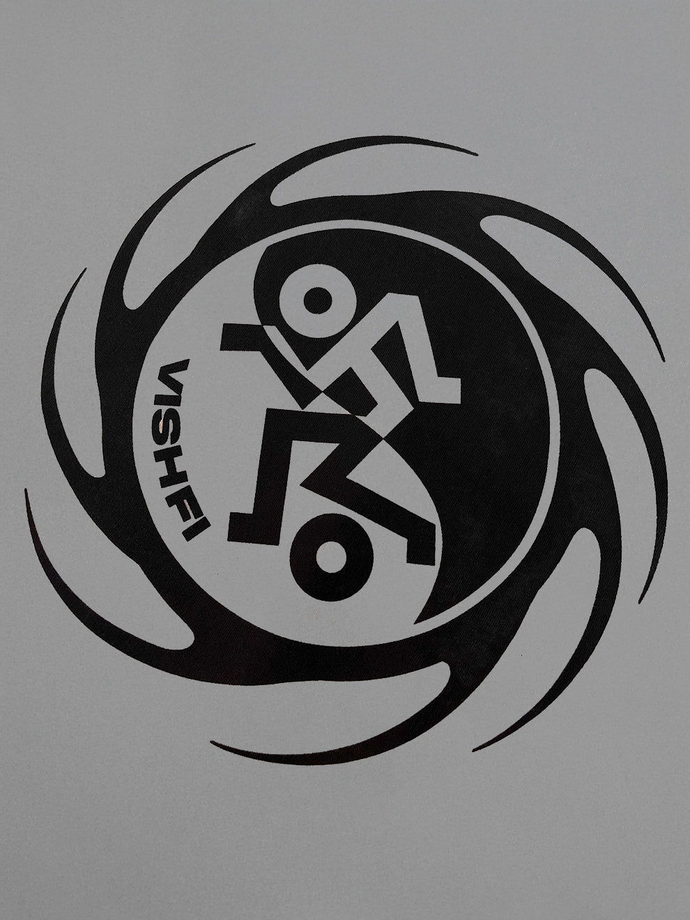 Camiseta Yin-Yang Cinza