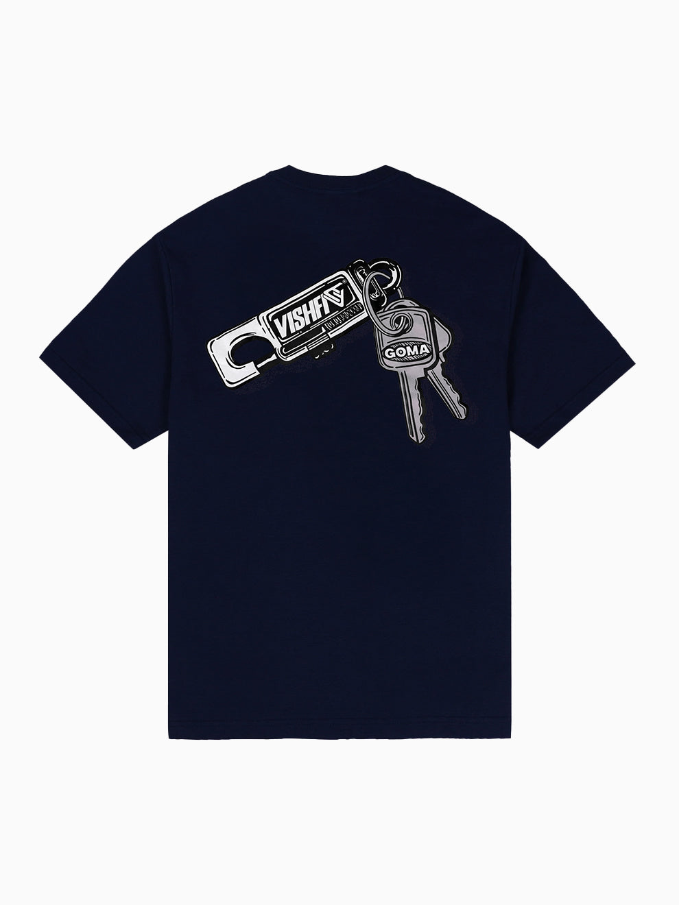 Camiseta Keychain Azul Marinho