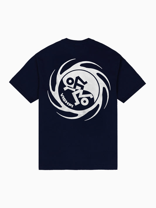 Camiseta Yin-Yang Azul Marinho