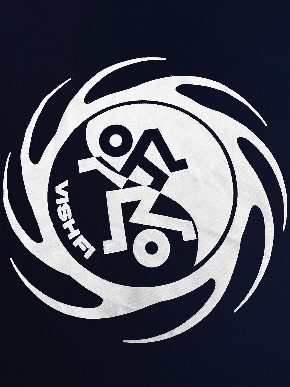 Camiseta Yin-Yang Azul Marinho