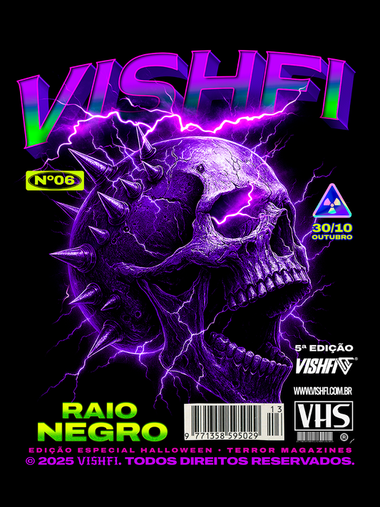 Camiseta Halloween 2K25 "Raio Negro"