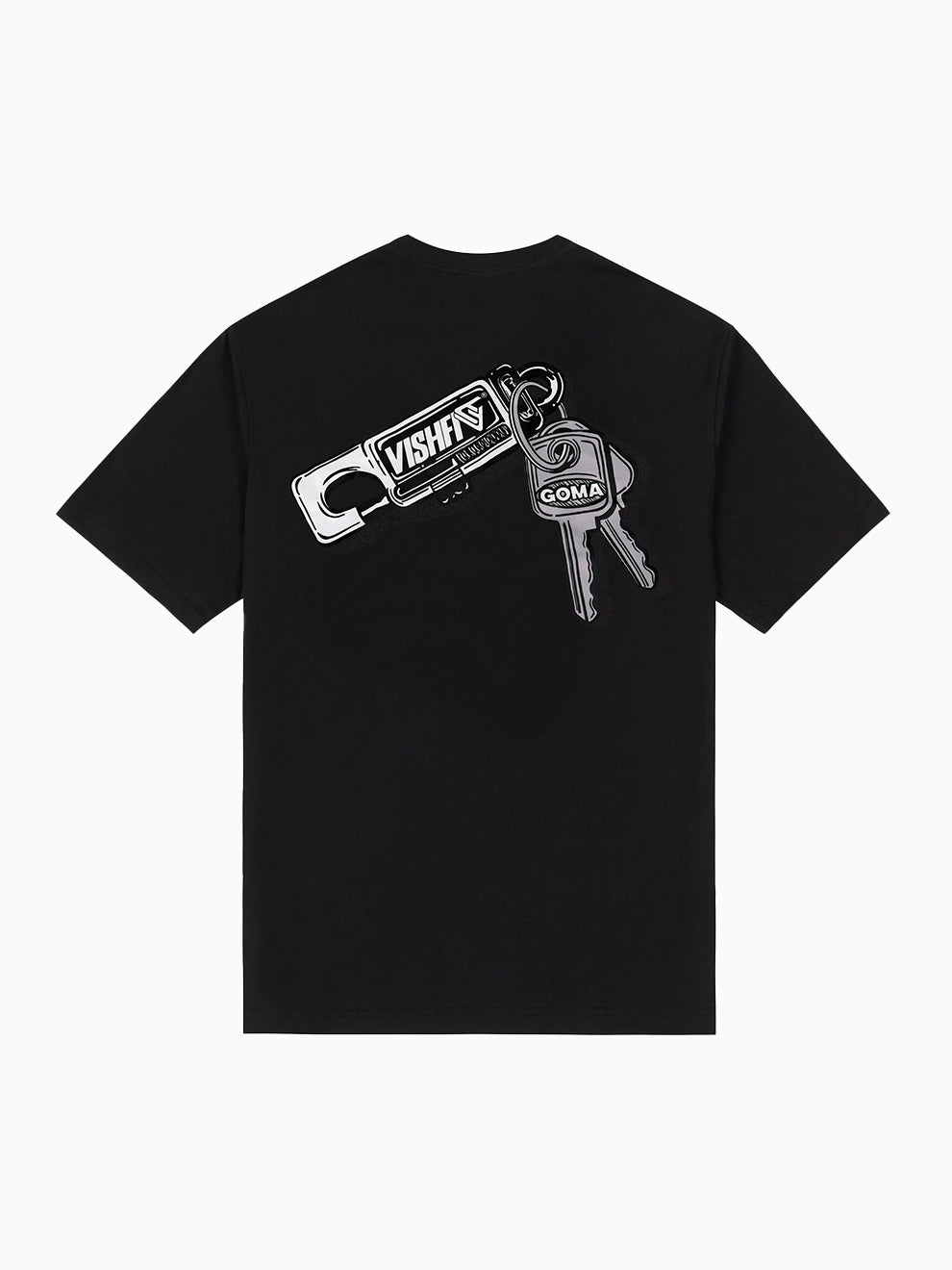 Camiseta Keychain Preta