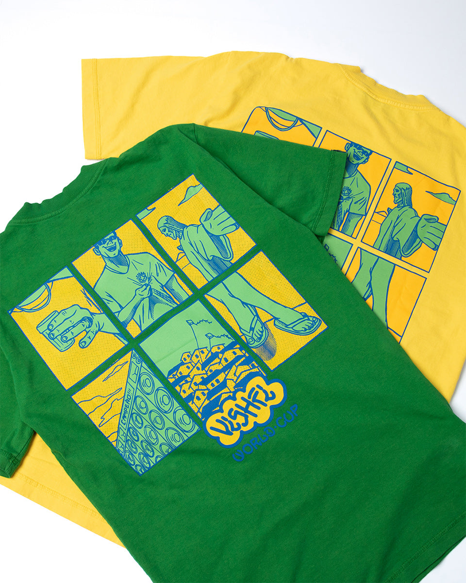 Camiseta Retratos Verde