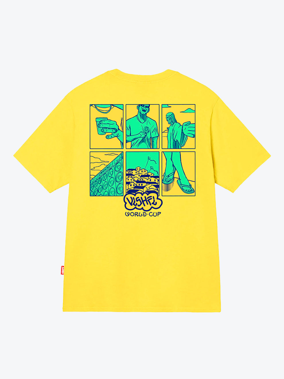 Camiseta Retratos Amarela