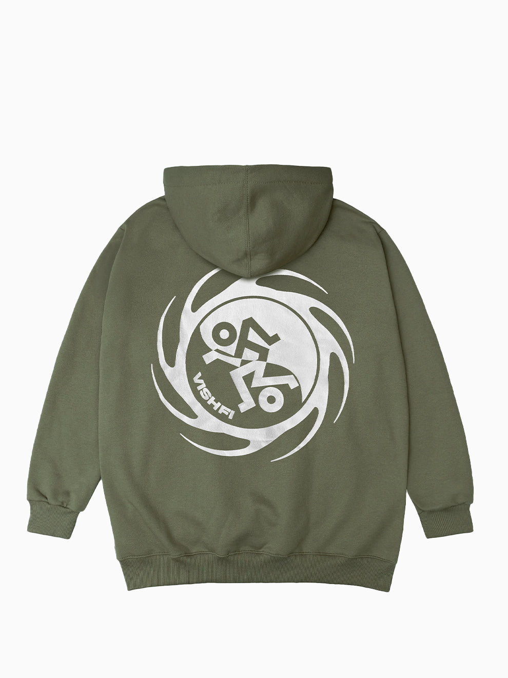 Moletom Capuz Yin-Yang Verde