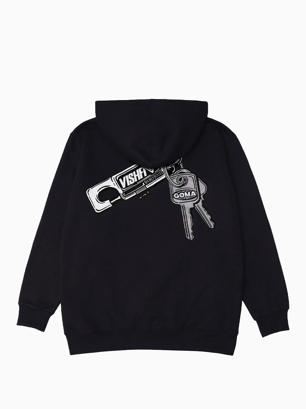 Moletom Capuz Keychain Preto