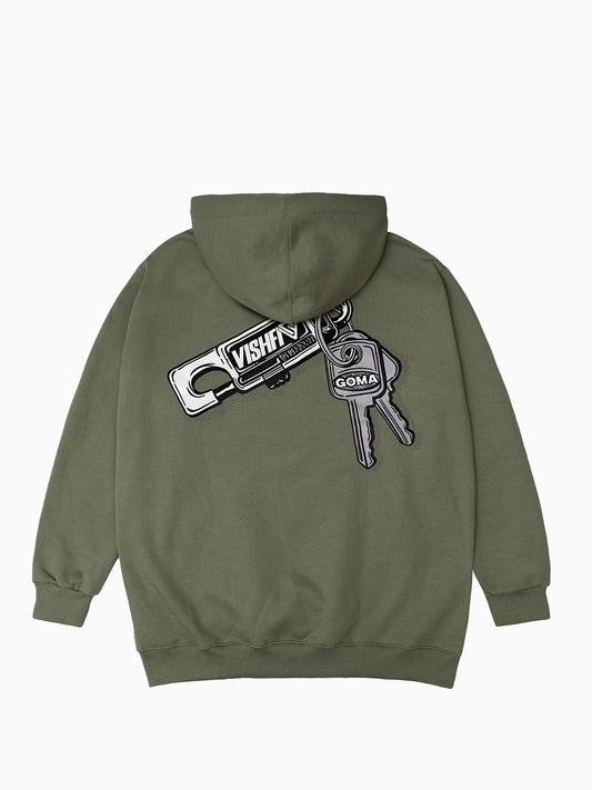 Moletom Capuz Keychain Verde