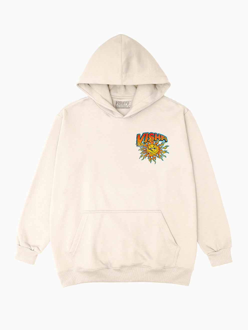 Moletom Capuz Sol Creme