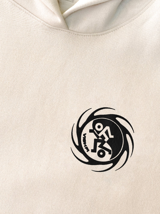 Moletom Capuz Yin-Yang Creme