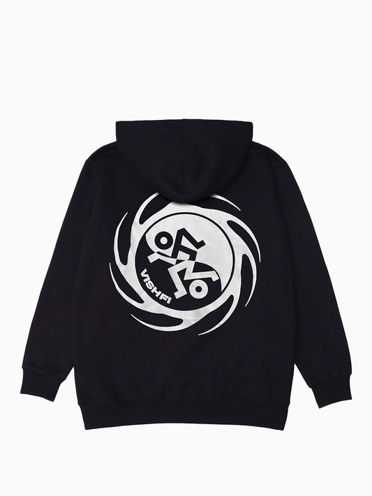 Moletom Capuz Yin-Yang Preto