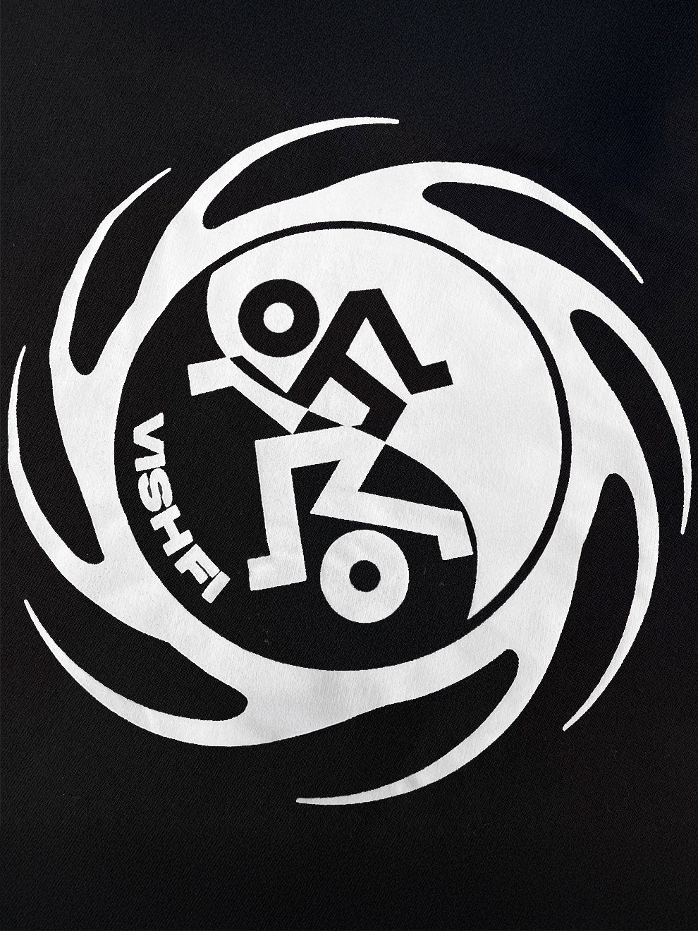 Moletom Capuz Yin-Yang Preto