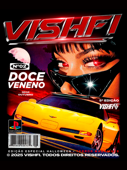 Camiseta Halloween 2K25 "Doce Veneno"