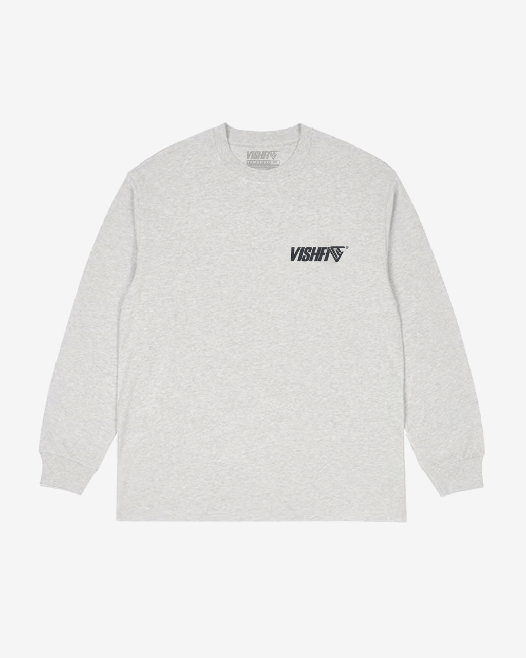 LONGSLEEVE CLASSIC LOGO HEATHER GRAY