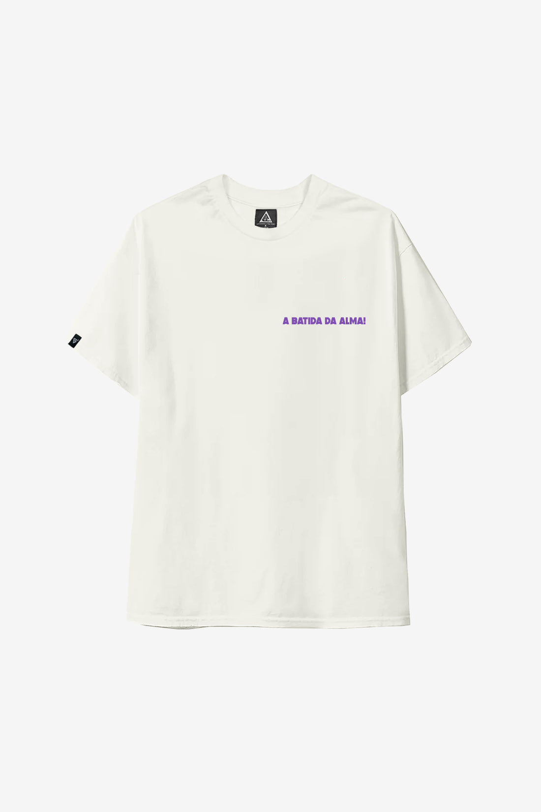 Camiseta Cotton Streetwear Batida da Alma Off White
