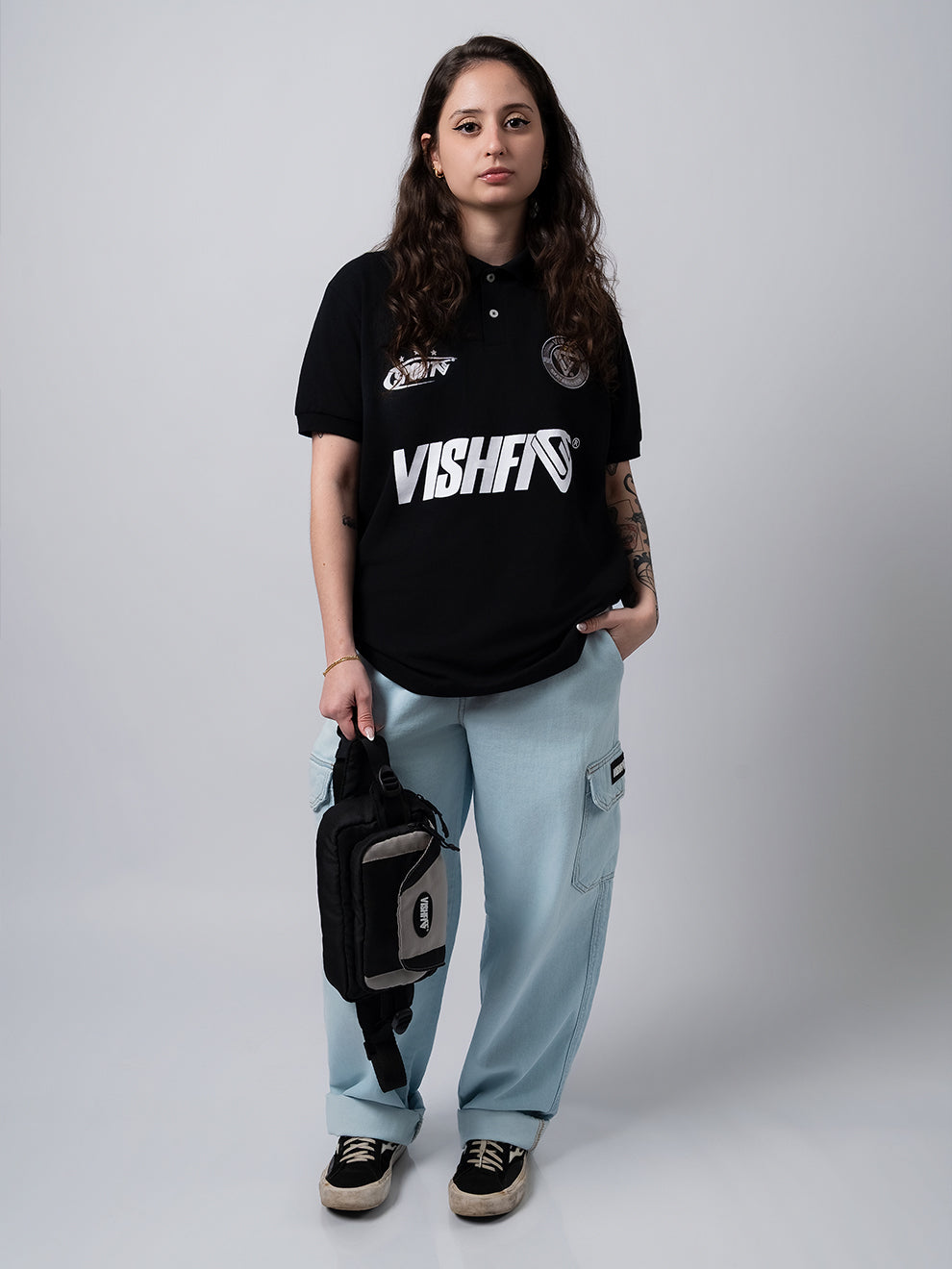 Waist Bag Tag Two Preta