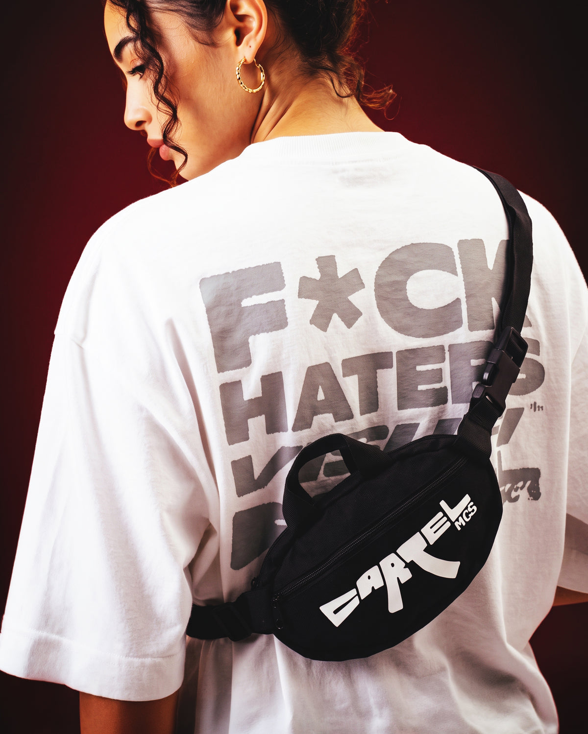 Camiseta Heavy Oversized F*uck Haters Off White Cartel Mcs