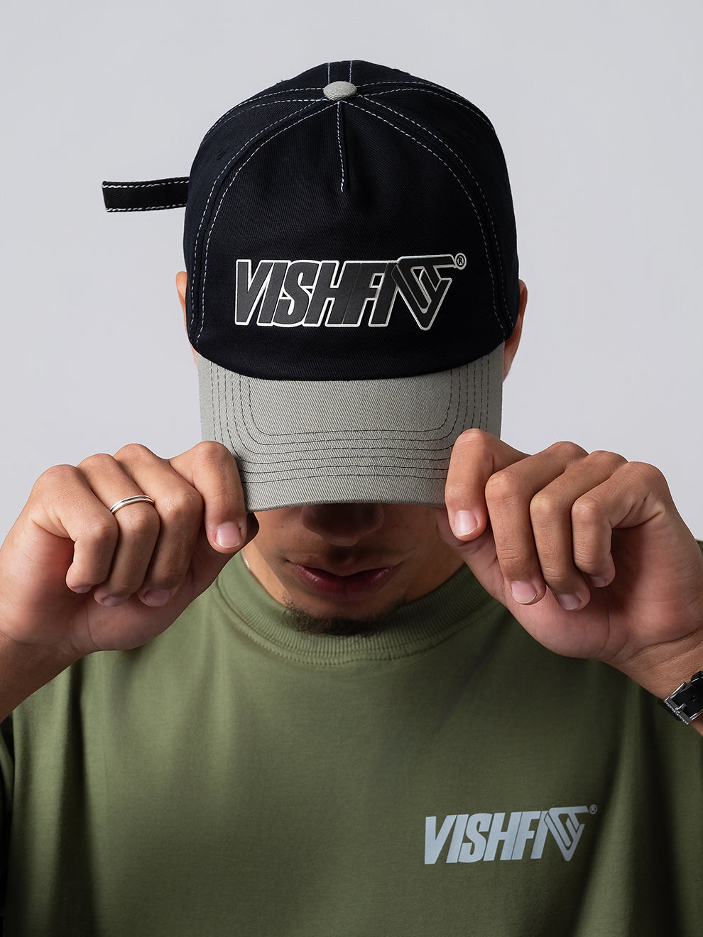 DAD HAT LOGO RELEVO BLACK