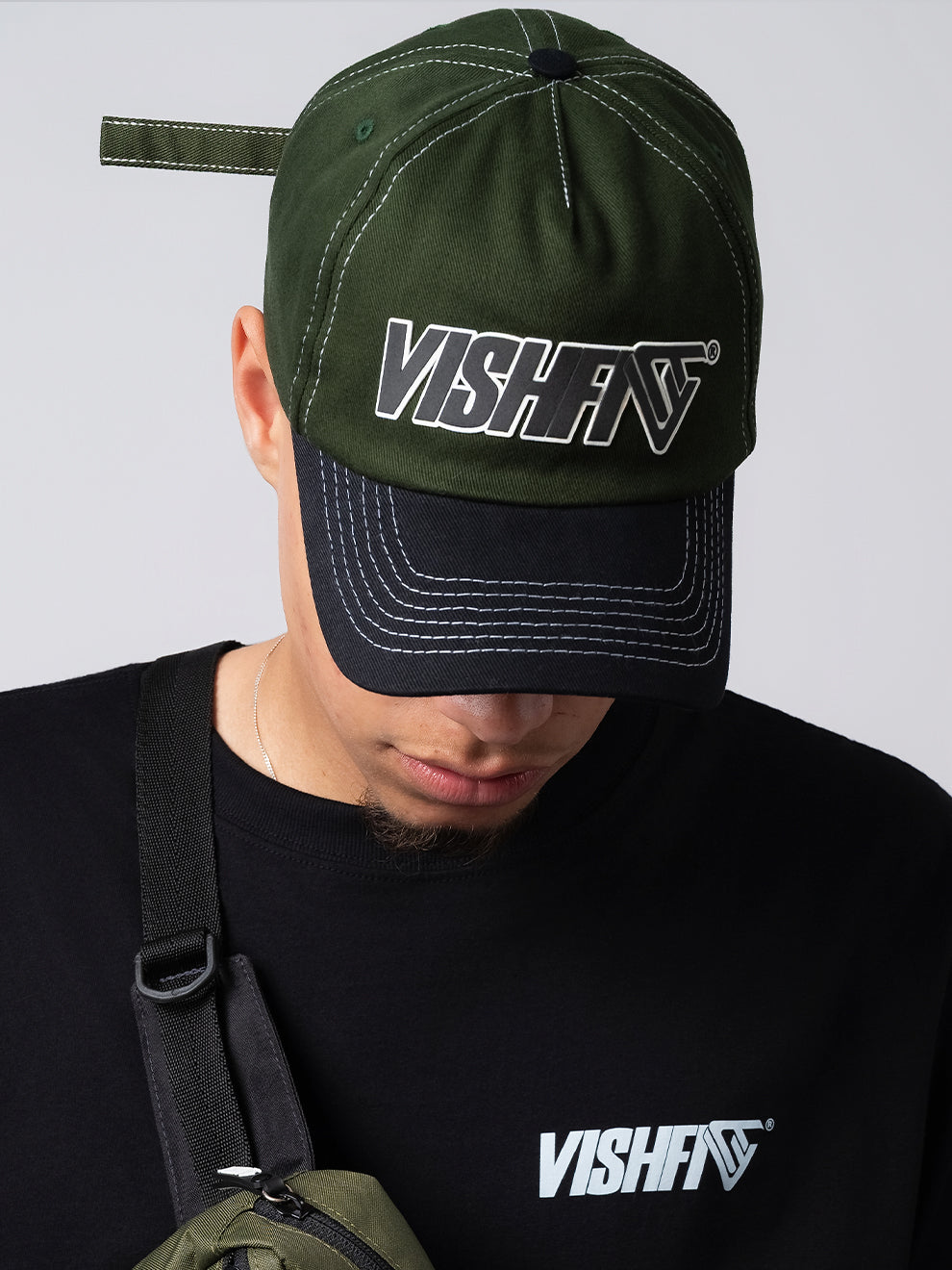 DAD HAT LOGO RELEVO GREEN