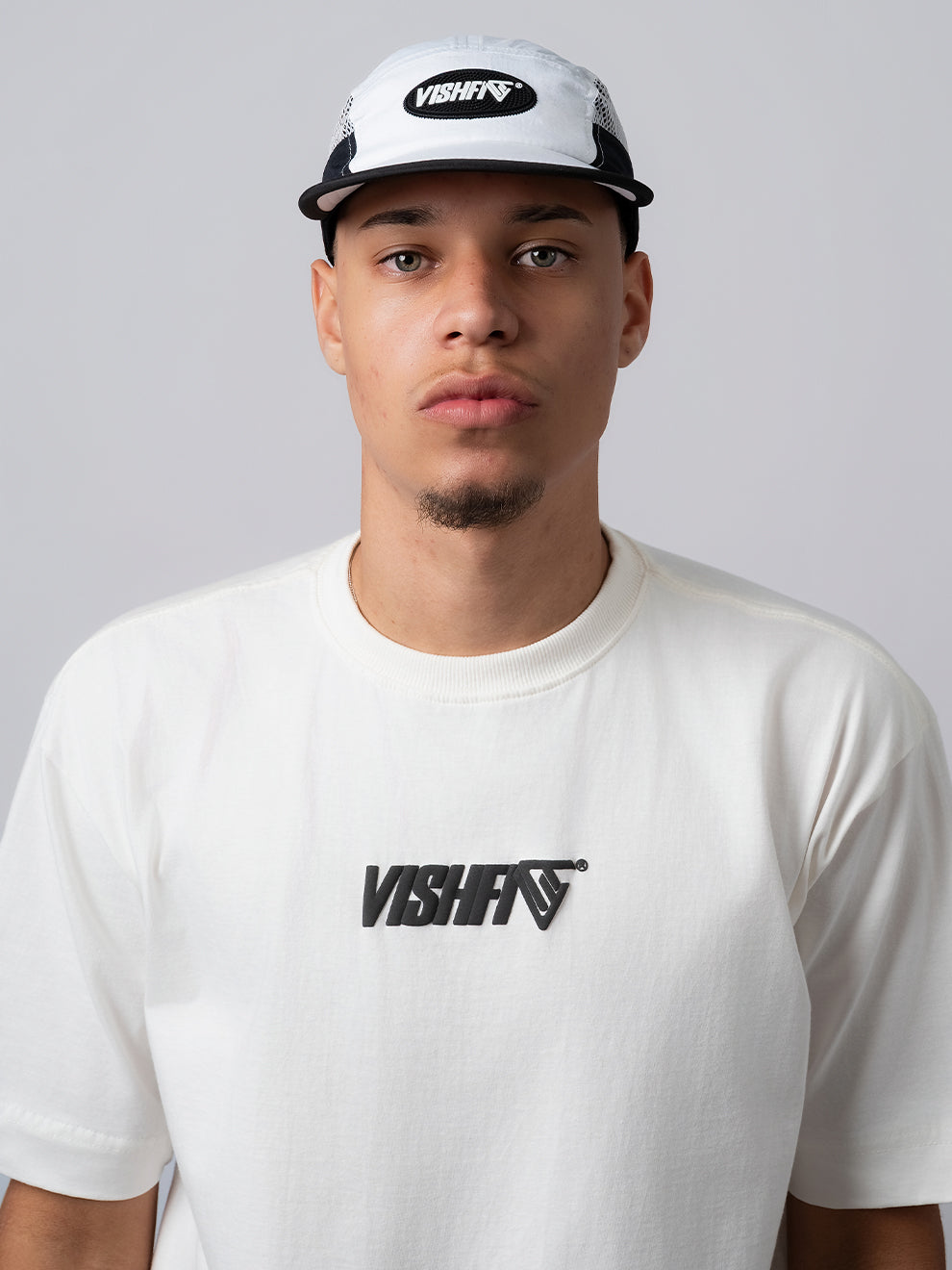 Boné 5 Panel Classic Tag Branco