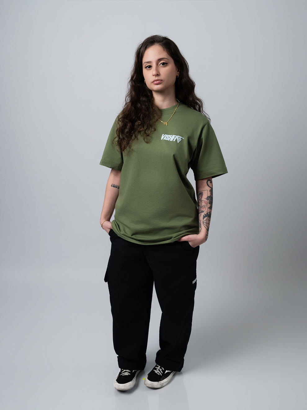 Calça Cargo Tag Preta