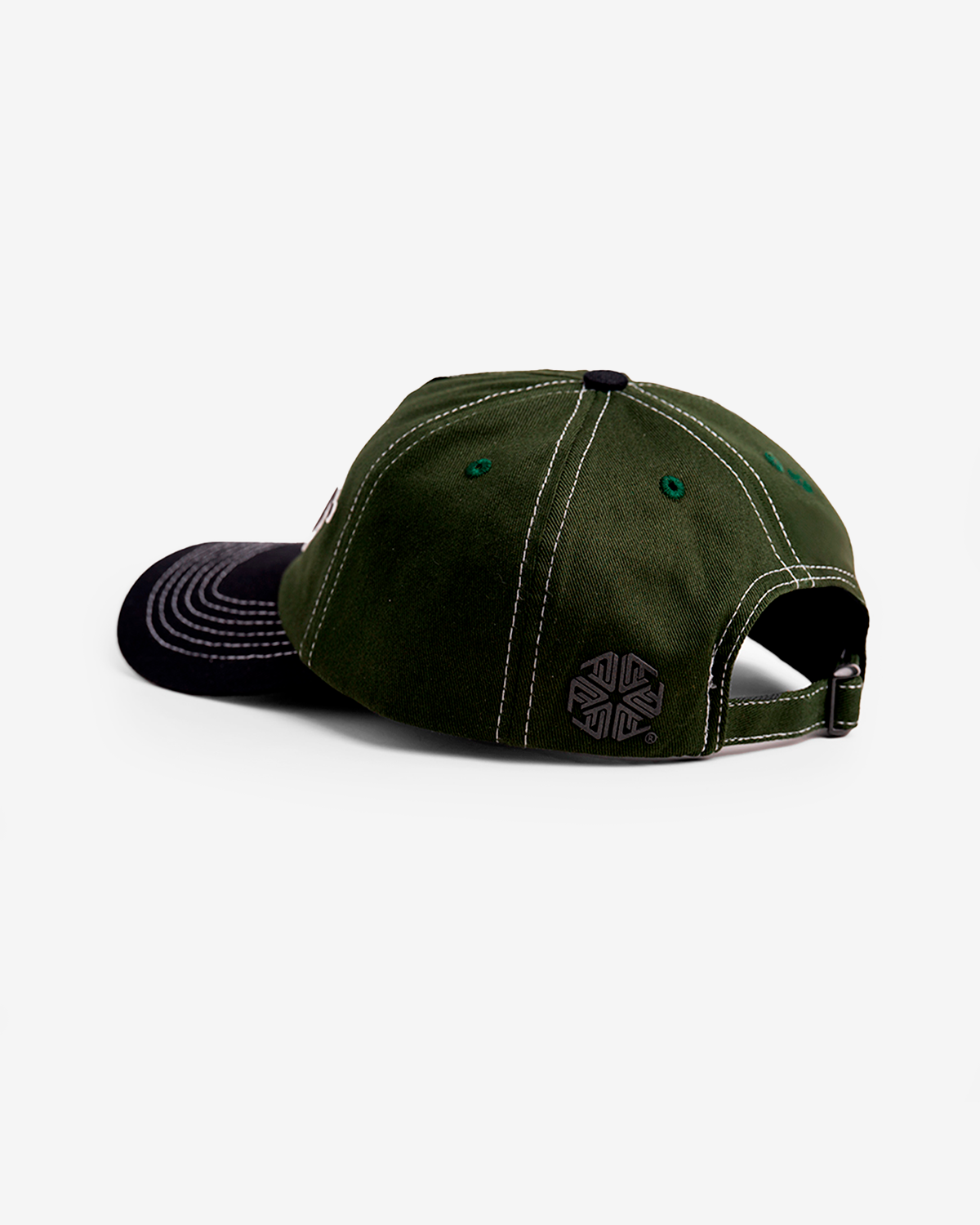 DAD HAT LOGO RELEVO GREEN