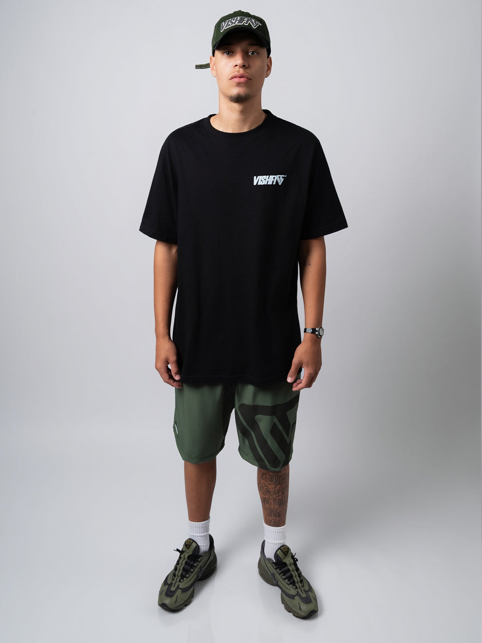 Bermuda Nylon Symbol Verde Militar