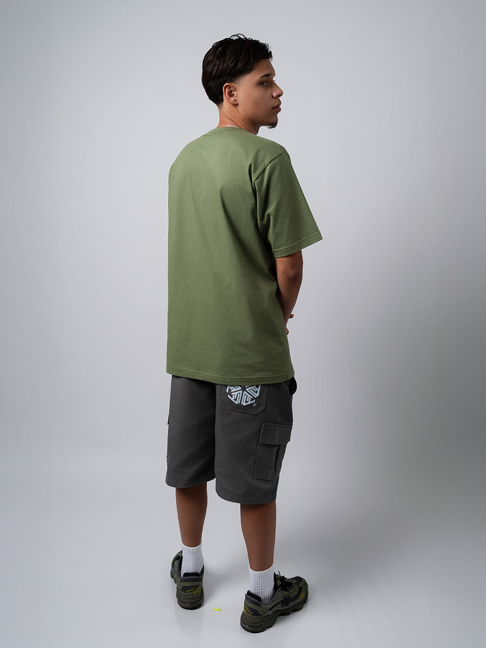 Camiseta Logo Verde Oliva