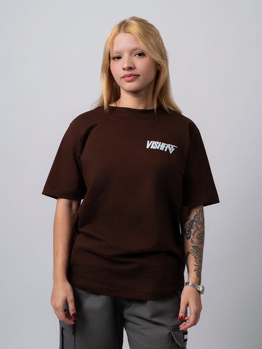 Camiseta Logo Marrom