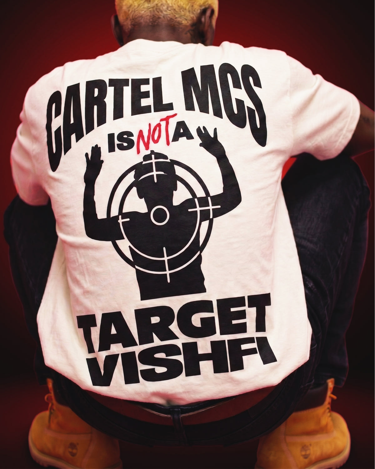 Camiseta Heavy Oversized Target Off White Cartel Mcs