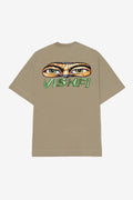 Camiseta Heavy Oversized Eye Areia