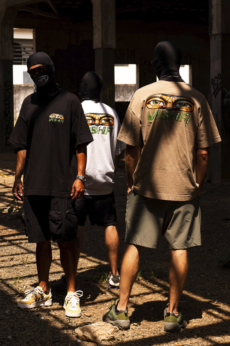 Camiseta Heavy Oversized Eye Areia