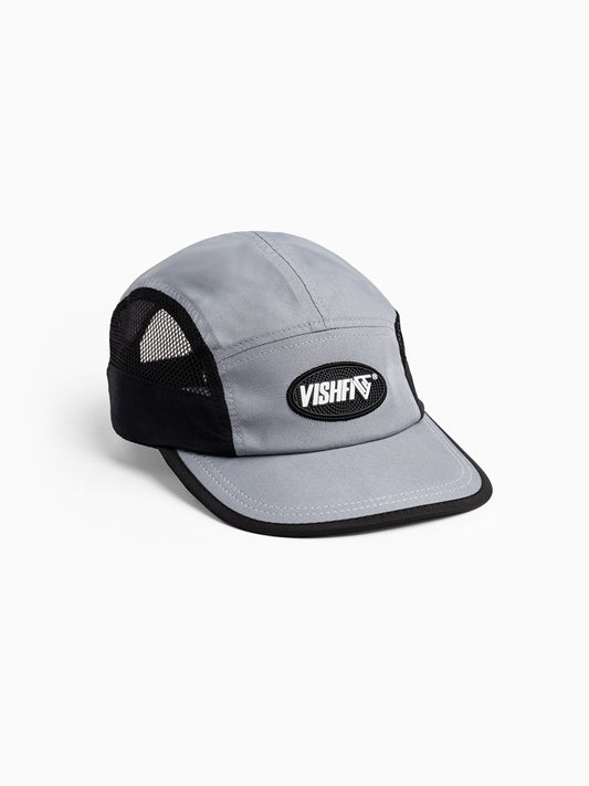 Boné 5 Panel Classic Tag Cinza