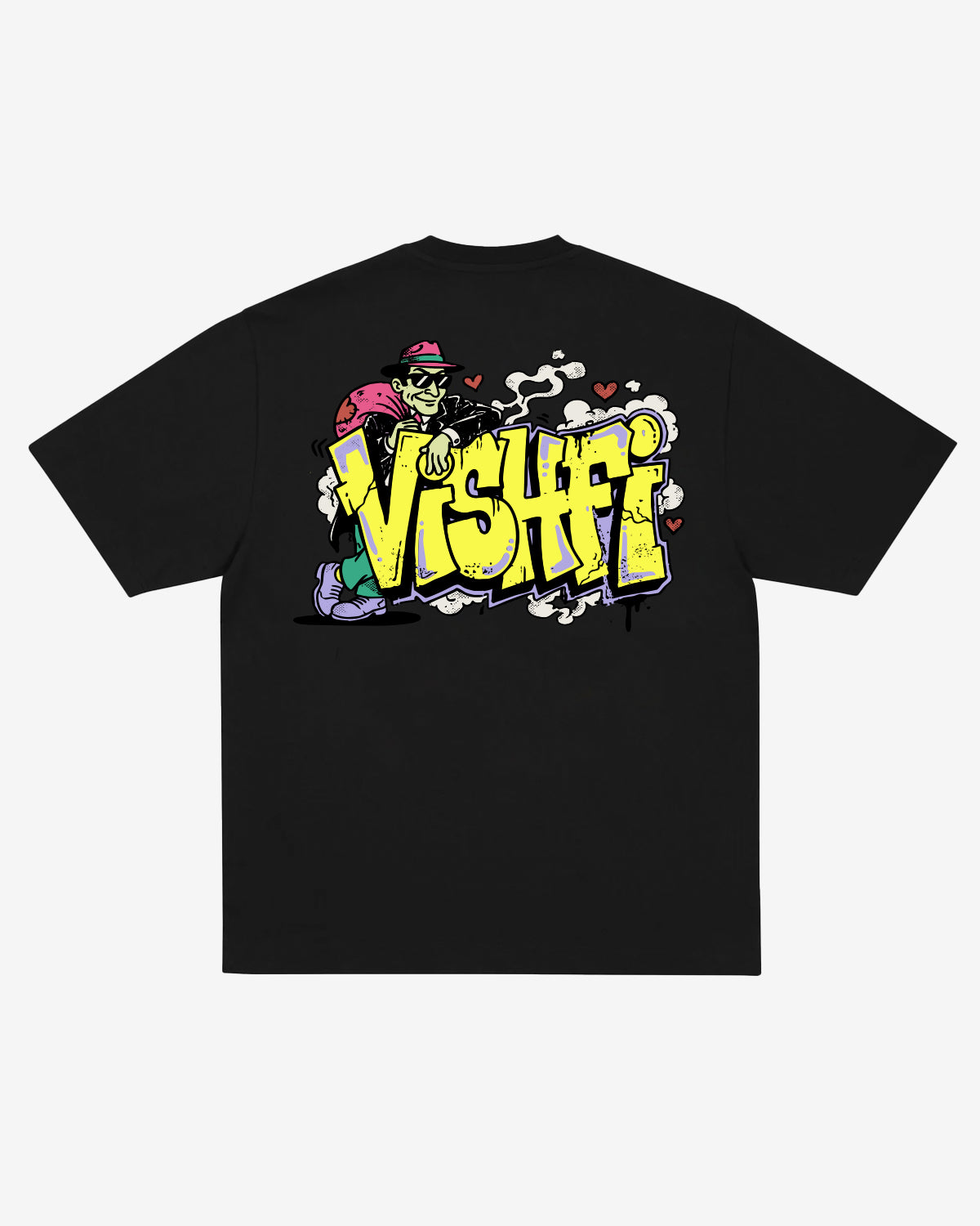 T-SHIRT HUSTLER BLACK